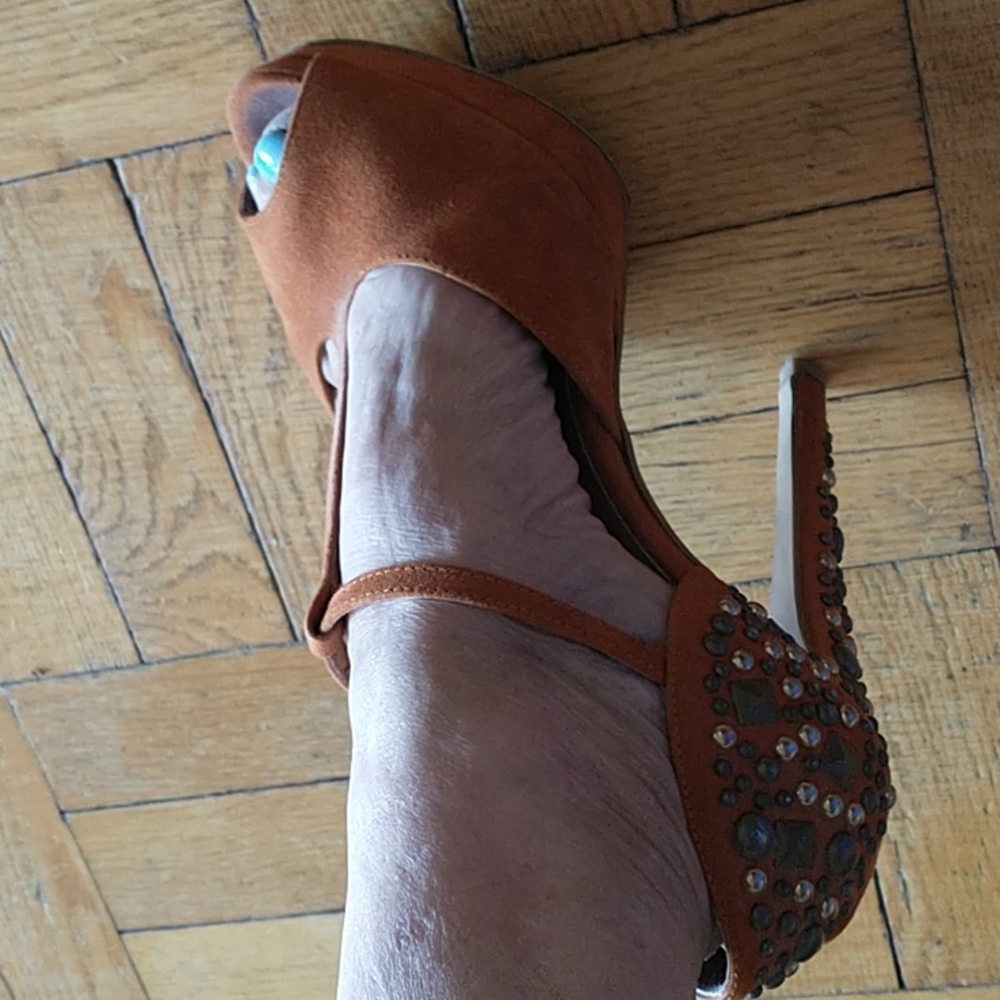 Italian suede shoes, size 39 (8.5) Altramarea